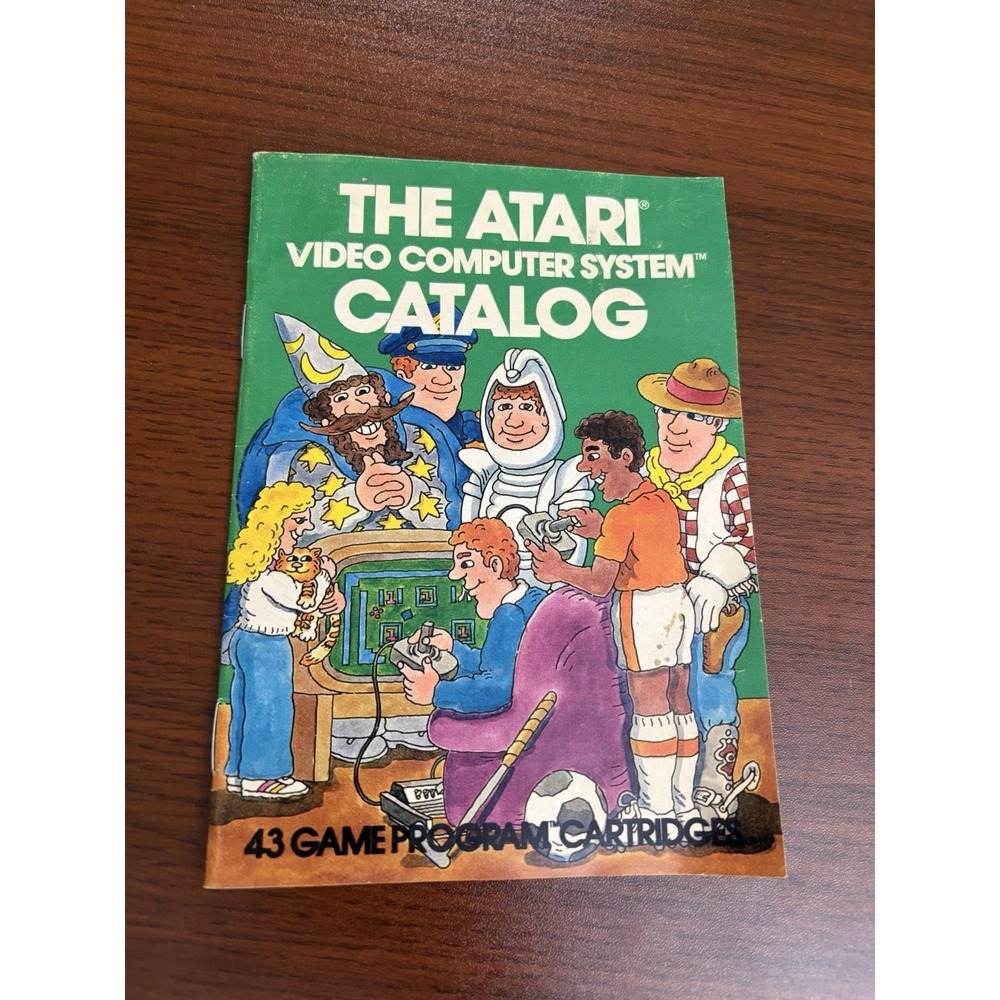 The Atari Video Computer System Catalog 43 Game Program Cartridges 1981 Brochure